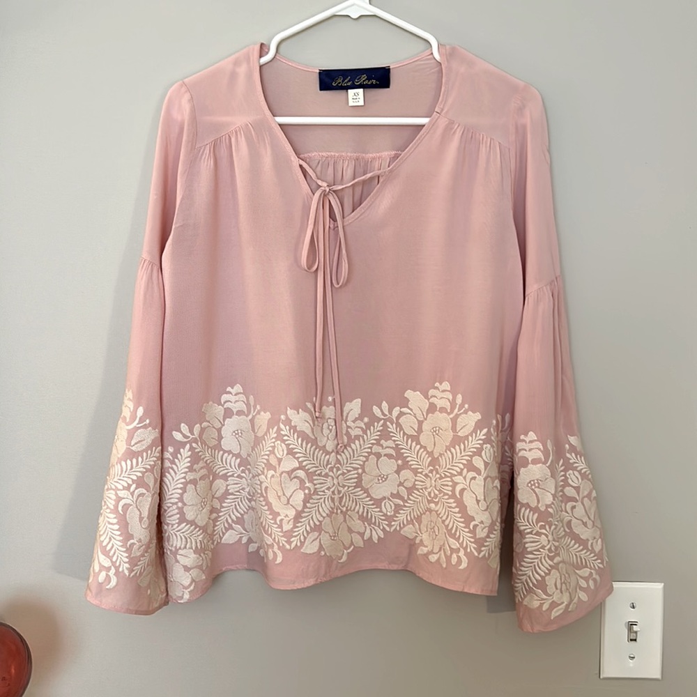 Blue Rair top